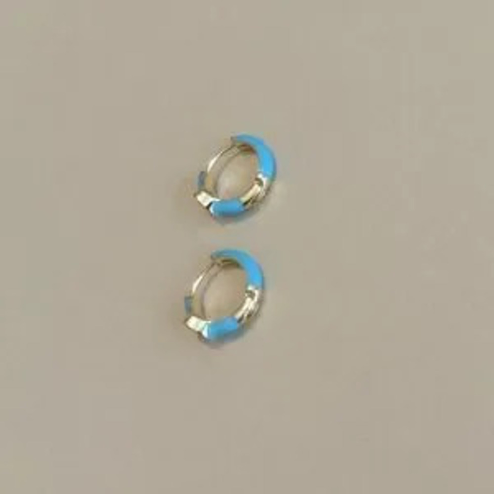Heart hoop earrings N1046